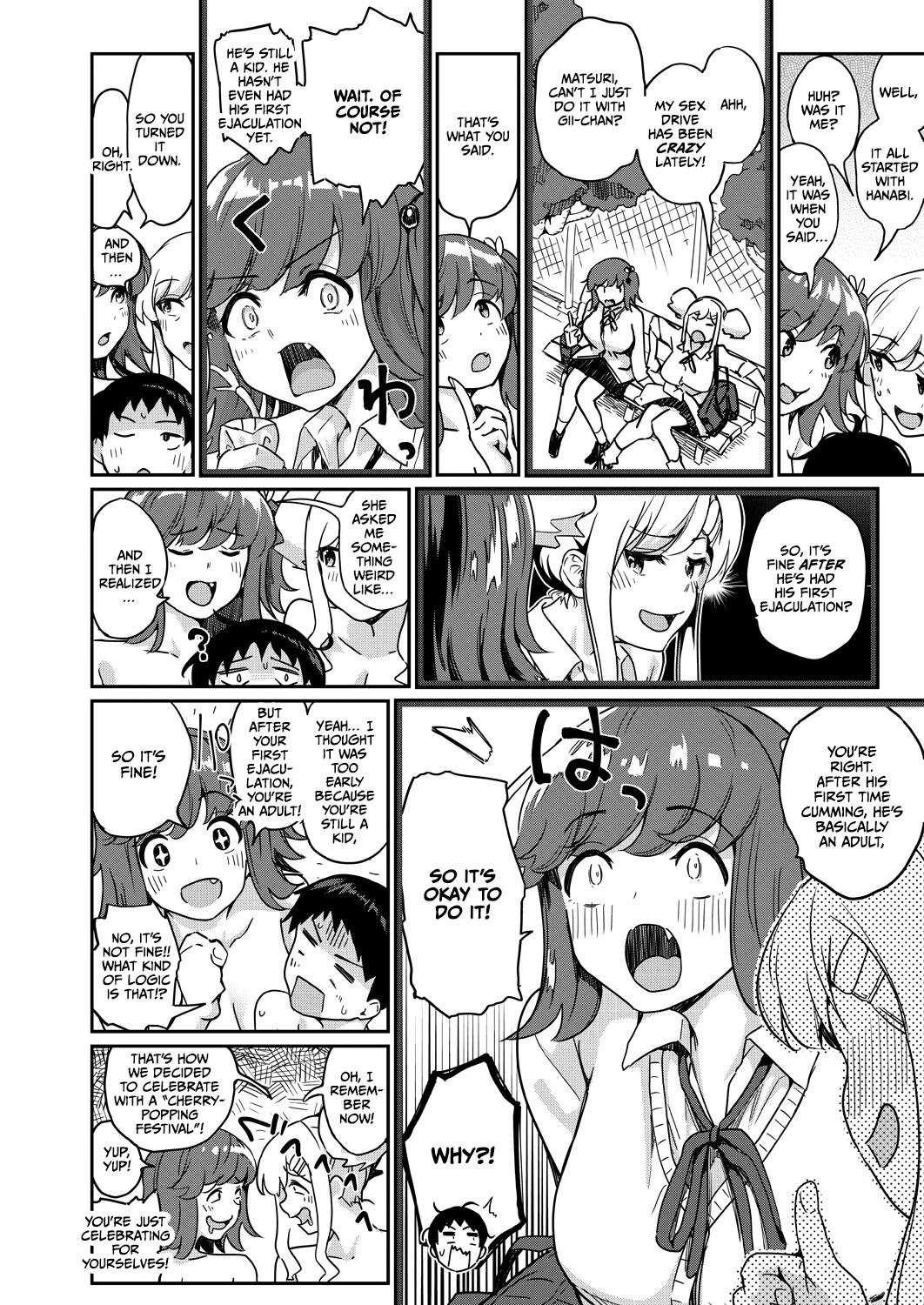 Hentai Manga Comic-So, the girls started talking about some kind of -Read-29